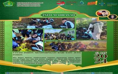 Hari Pohon Sedunia Tahun 2024 MTs Negeri Malinau