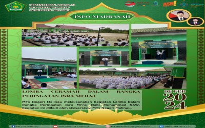 LOMBA CERAMAH DALAM RANGKA MEMPERINGATI ISRA MI'RAJ